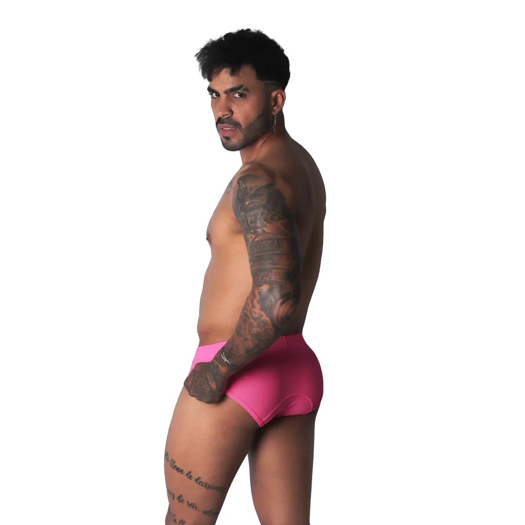Cookie Fuchsia Brief on model by Gigo Underwear
