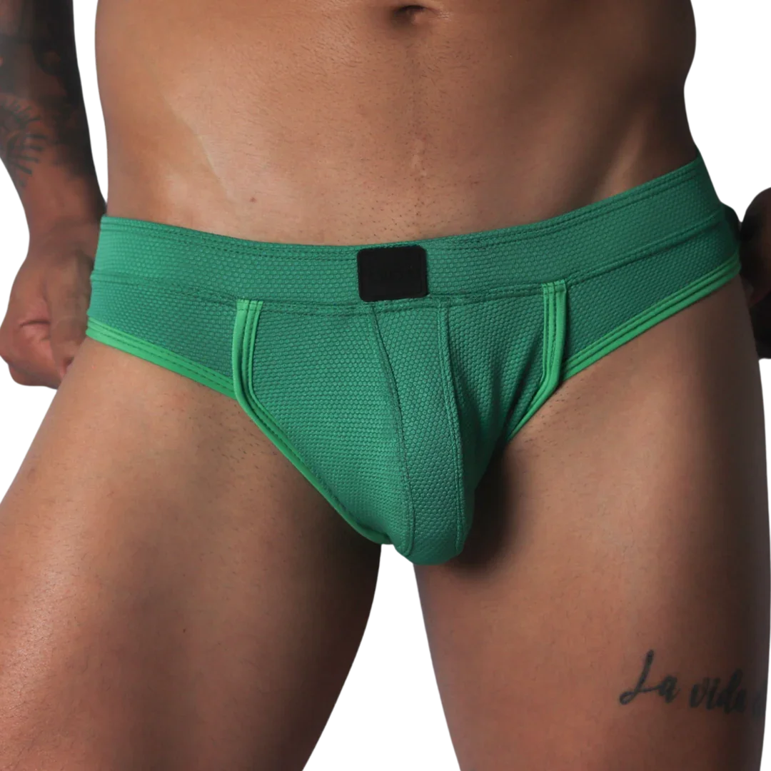 Cookie Green Brief Jock by Gigo Underwear