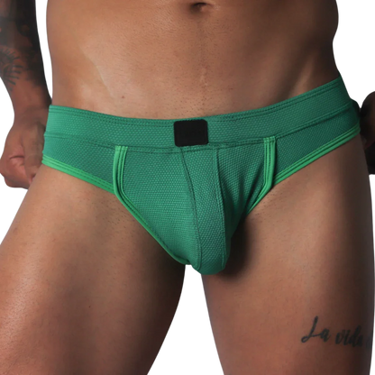 Cookie Green Brief Jock by Gigo Underwear