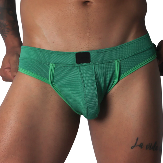 Cookie Green Brief Jock by Gigo Underwear