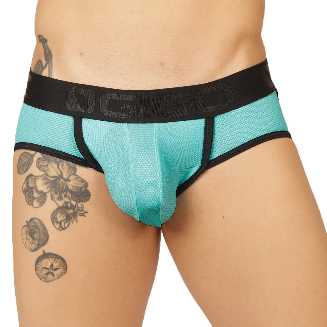 Cool Blue Jock Thong by Gigo Underwear