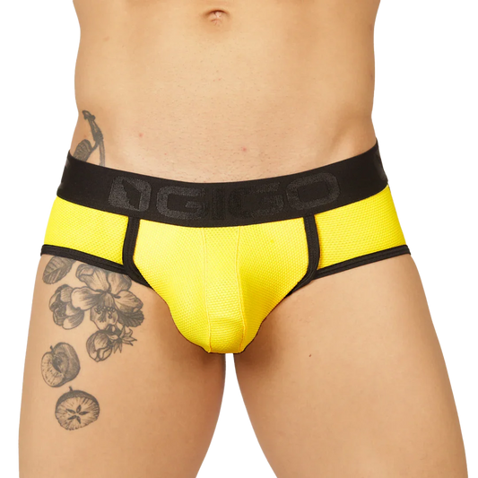 Cool Yellow Jock Thong by Gigo Underwear