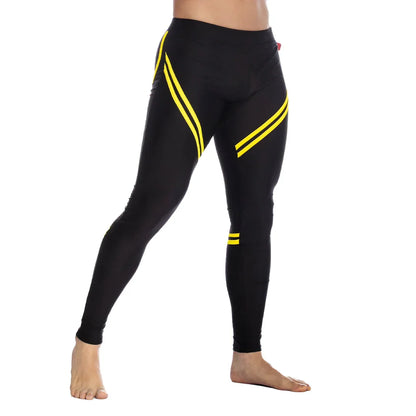 Core Black Leggins front view by Gigo Underwear