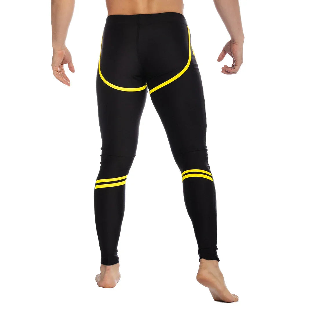 Core Black Leggins back view by Gigo Underwear