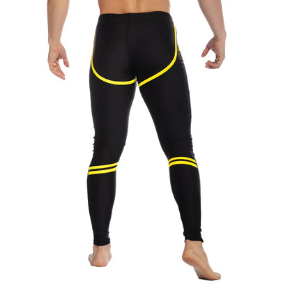 Core Black Leggins back view by Gigo Underwear