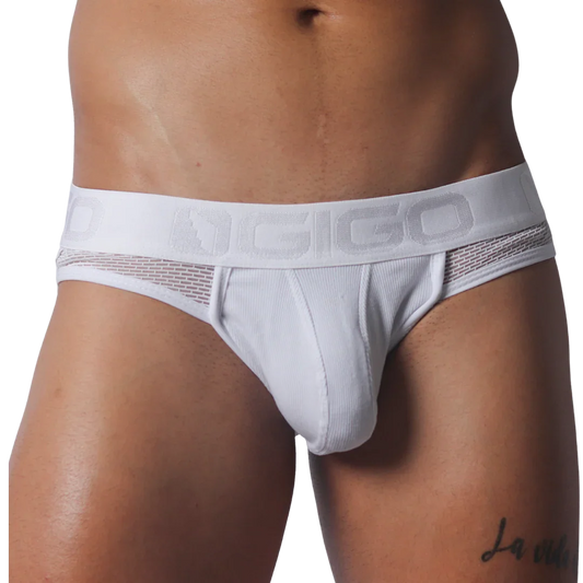 Cosmopolitan White Brief Jock by Gigo Underwear