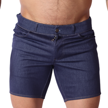Denim Blue Shorts by Gigo Underwear