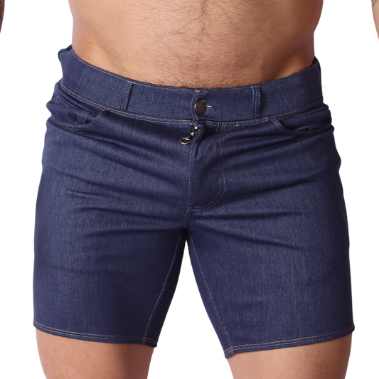 Denim Blue Shorts by Gigo Underwear