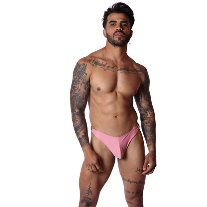 Dinamic Pink Swim G String on model by Gigo Underwear