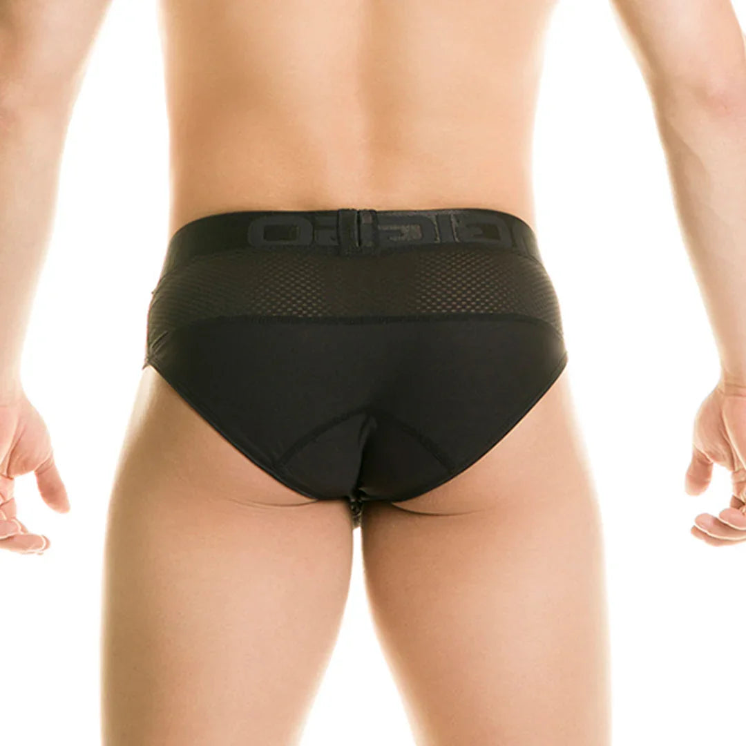 Diversity Black Brief on model by Gigo Underwear