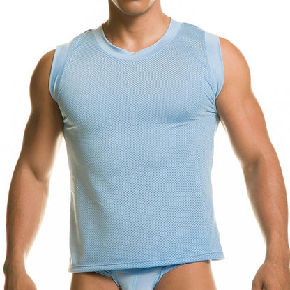DIVERSITY BLUE TANK - Gigo Underwear & MensWear