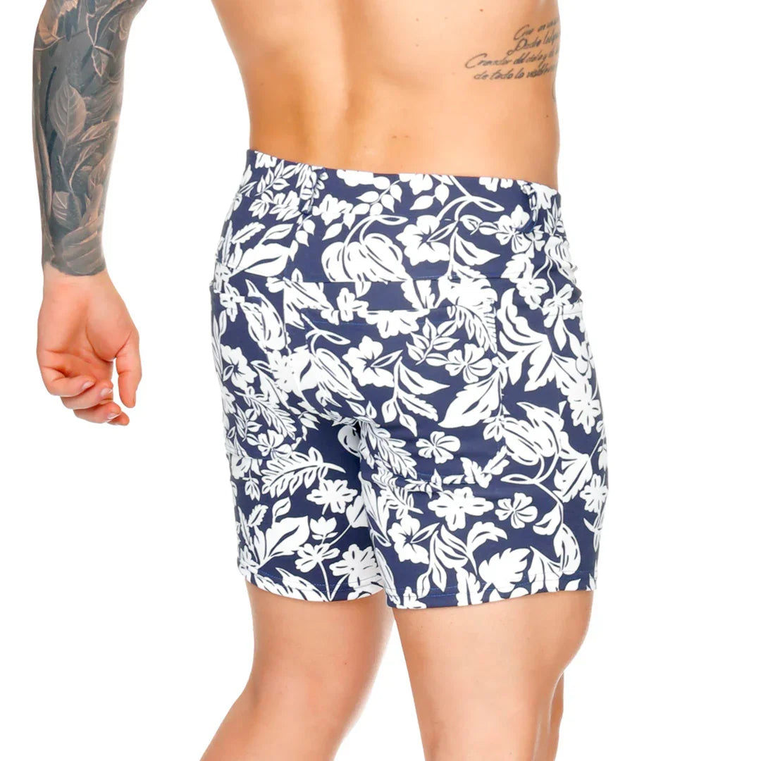 Dynasty Blue Short back view by Gigo Underwear