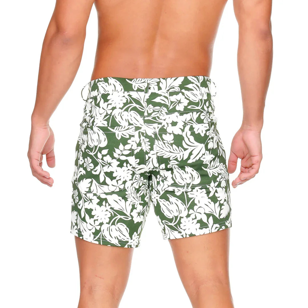 Dynasty Green Short back view by Gigo Underwear