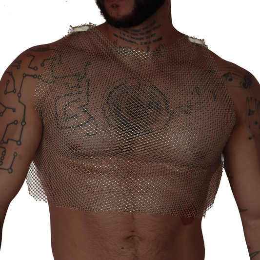 Diamond Beige Crop Top by Gigo Underwear