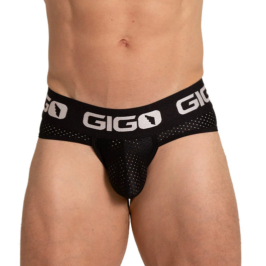 Energetic Black Brief by Gigo Underwear