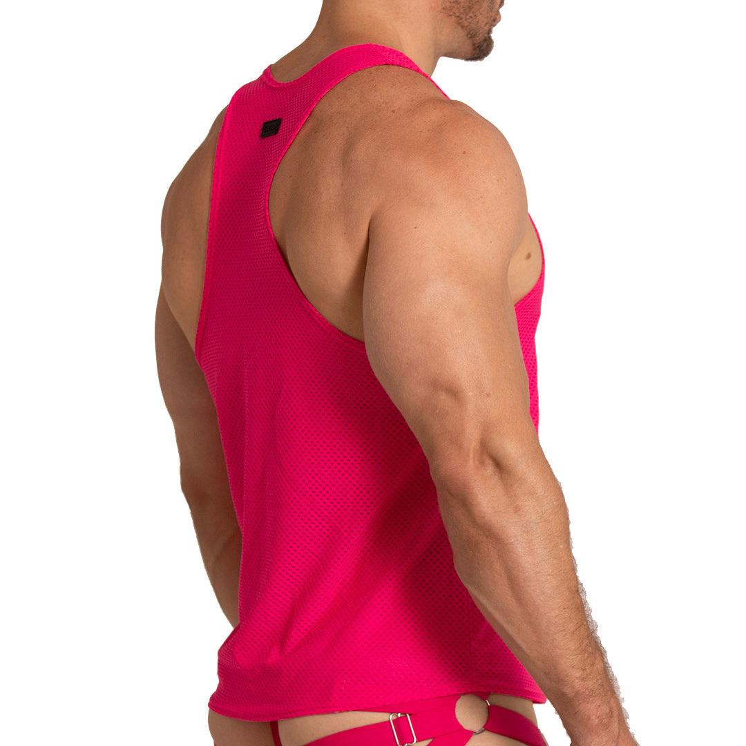 ENERGETIC FUCSHIA TANK - Gigo Underwear & MensWear