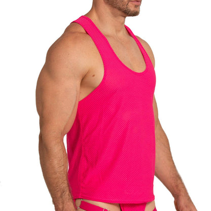 ENERGETIC FUCSHIA TANK - Gigo Underwear & MensWear