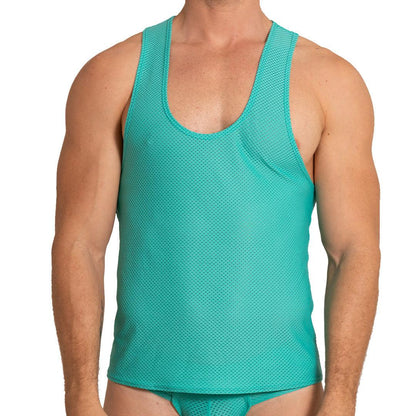 ENERGETIC GREEN TANK - Gigo Underwear & MensWear