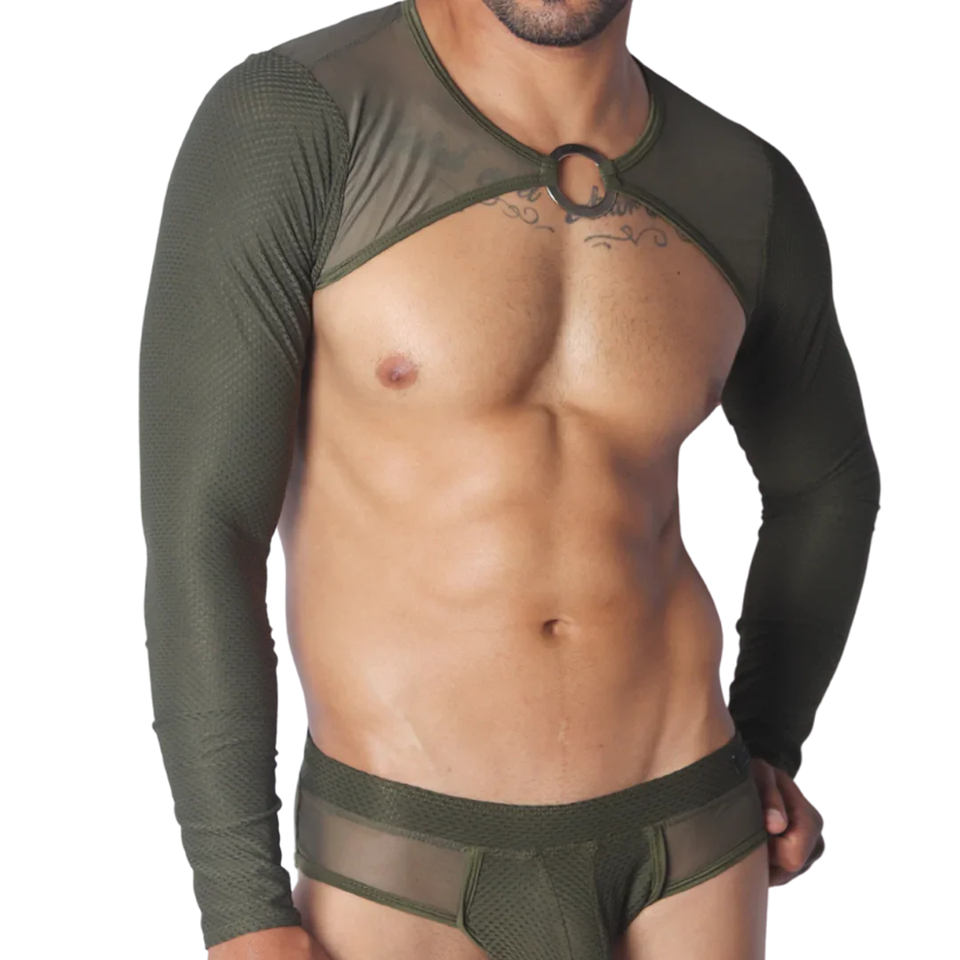 Evocative Green Harness by Gigo Underwear