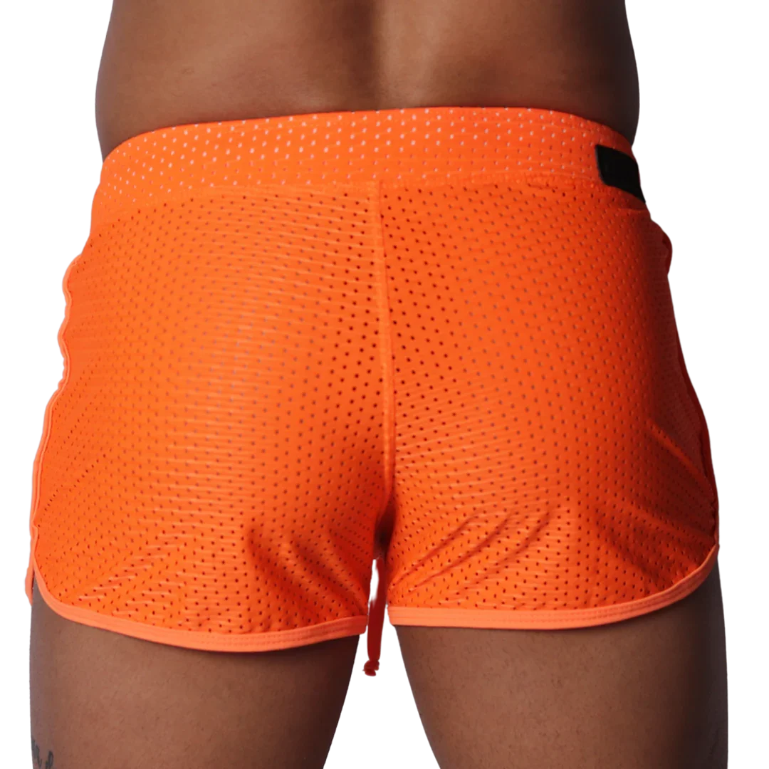Exit Orange Short back view by Gigo Underwear