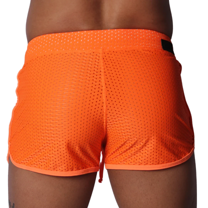 Exit Orange Short back view by Gigo Underwear