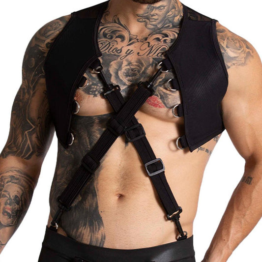 F FETISH BLACK HARNESS - Gigo Underwear & MensWear