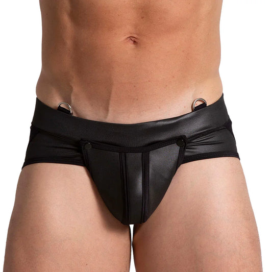 F Fetish Black Jockstrap by Gigo Underwear