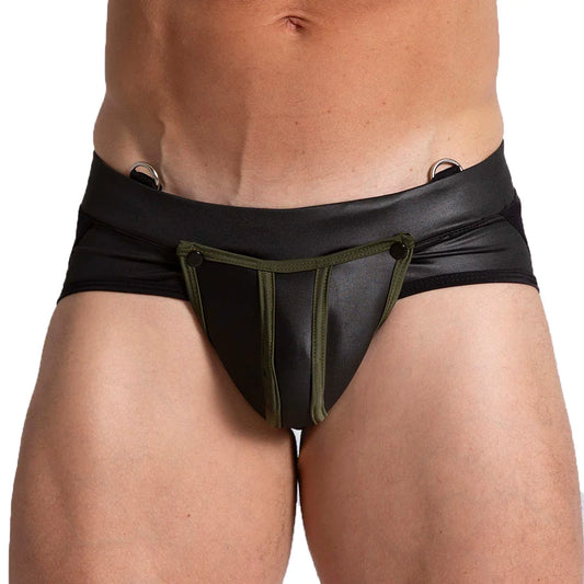 F Fetish Green Jockstrap by Gigo Underwear