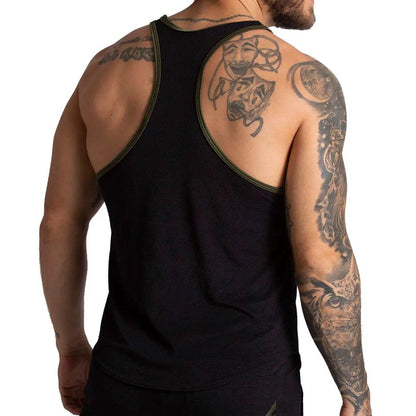 F FETISH GREEN TANK - Gigo Underwear & MensWear