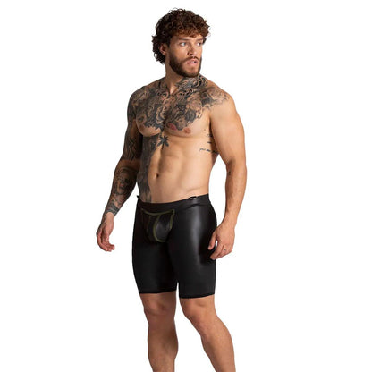 F FETISH GREEN TRUNK LONG - Gigo Underwear & MensWear