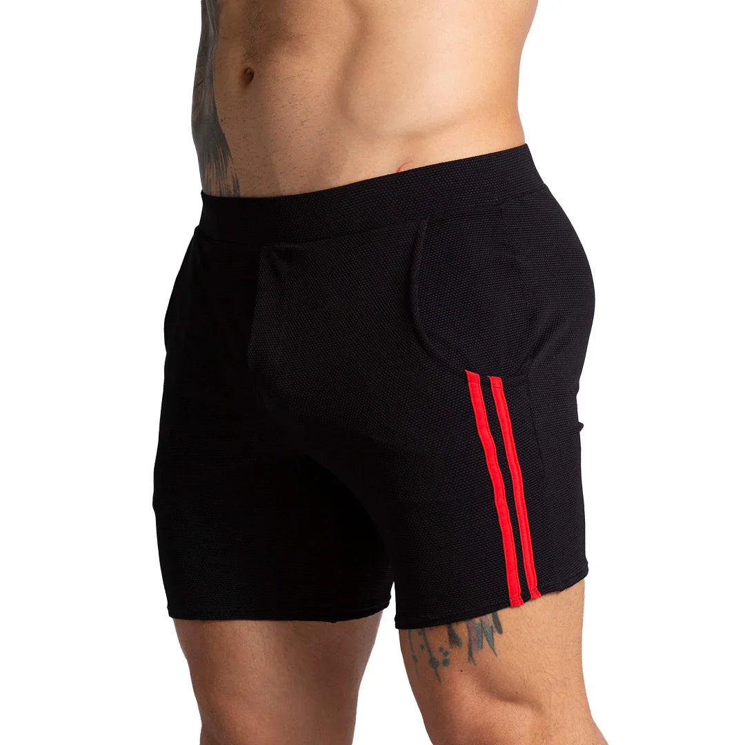 F Fetish Red Short front view by Gigo Underwear