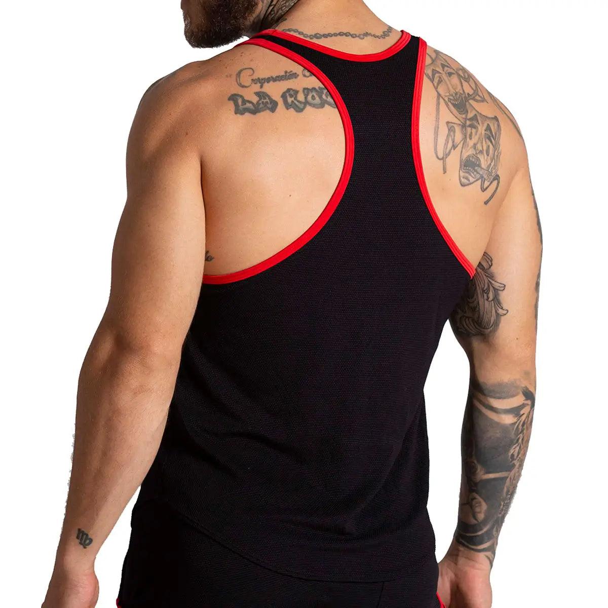 F FETISH RED TANK - Gigo Underwear & MensWear