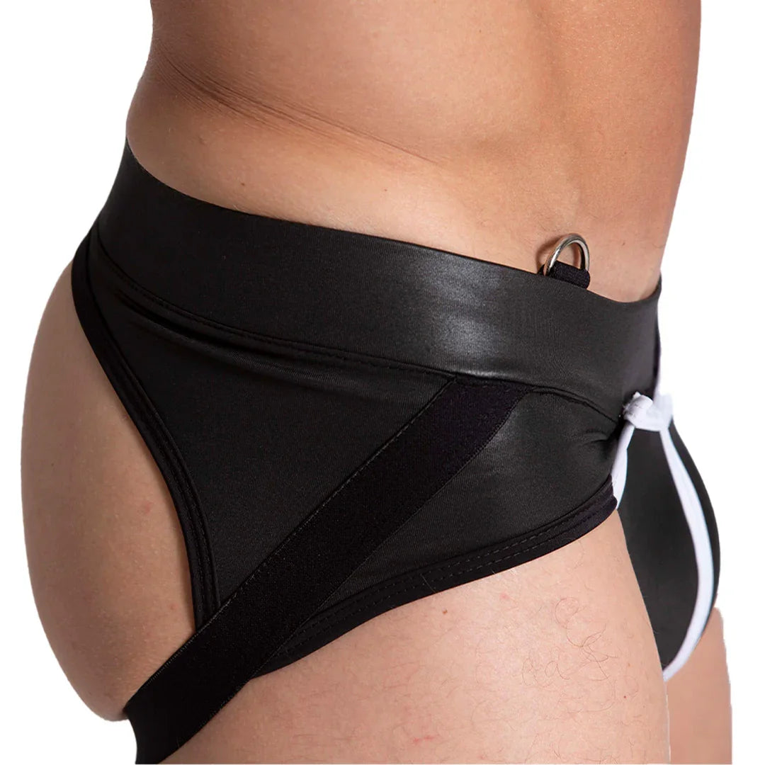 F Fetish White Jockstrap by Gigo Underwear
