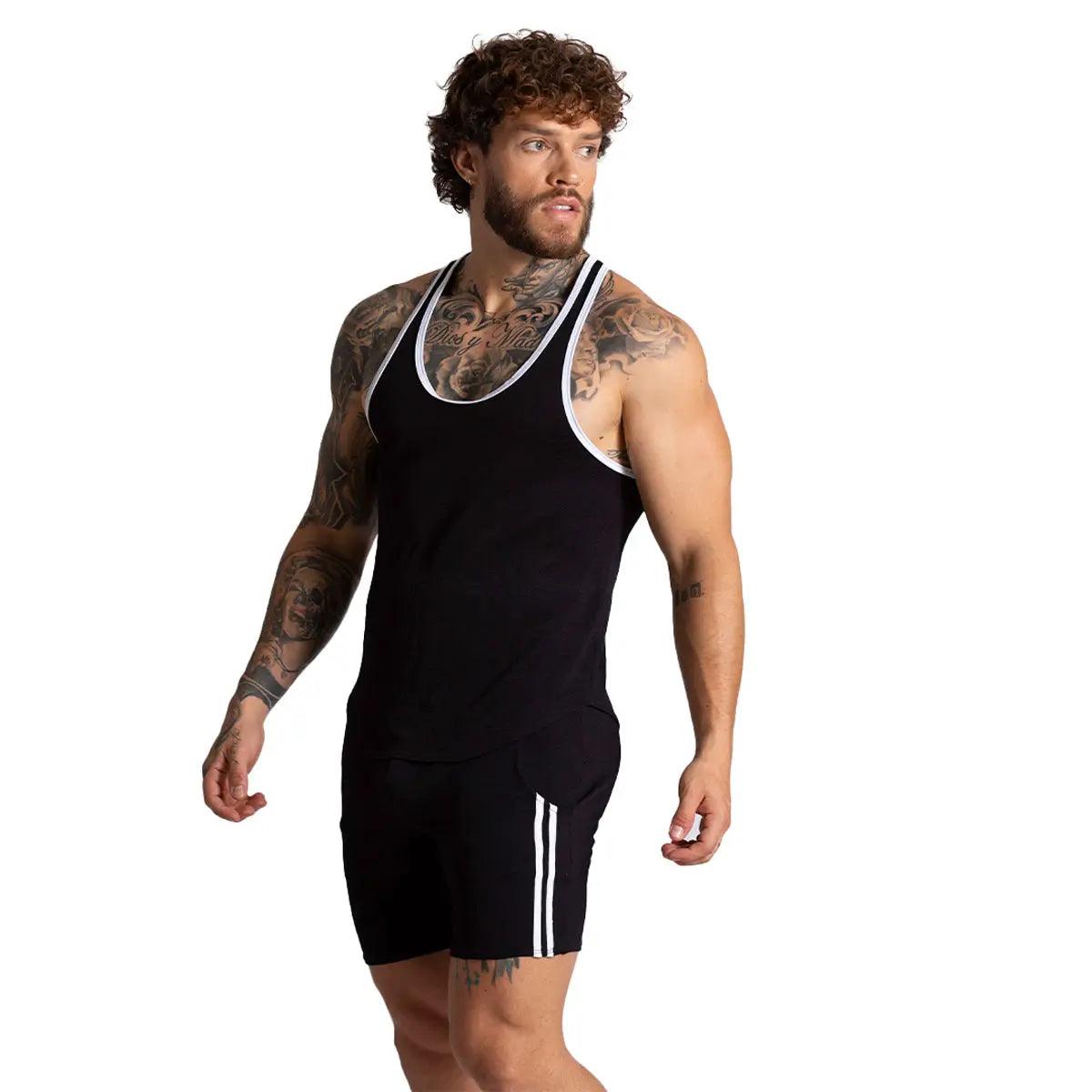 F FETISH WHITE TANK - Gigo Underwear & MensWear