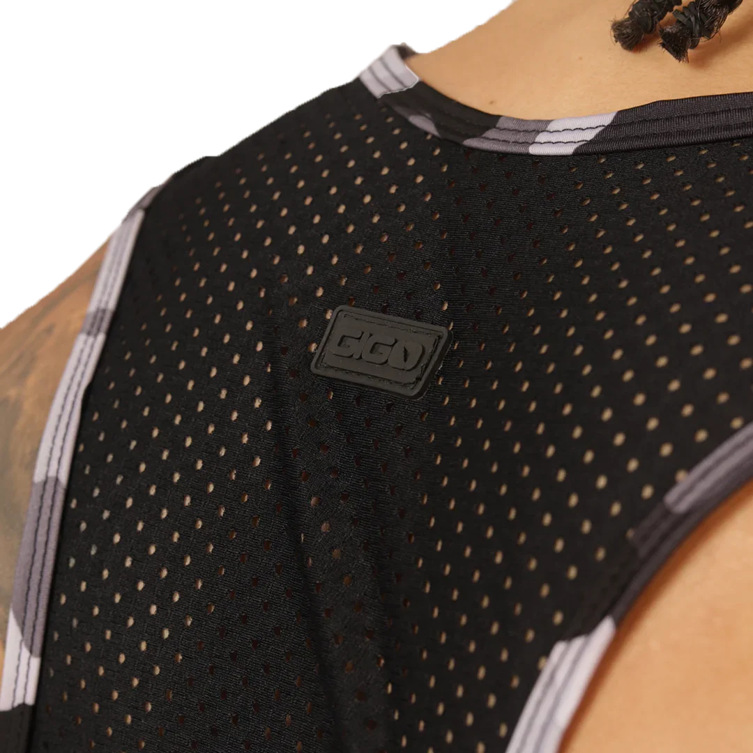 Feeling Black Tank back view by Gigo Underwear