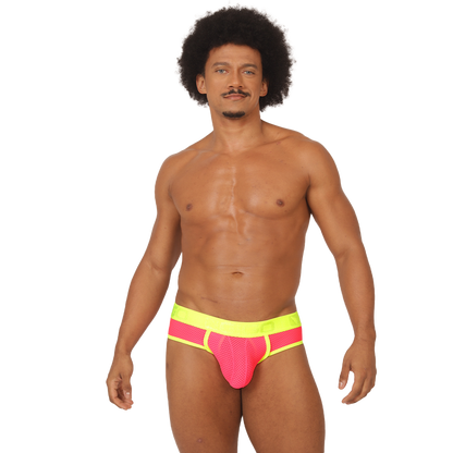 FEELING CANDY BRIEF - Bold Men's Brief with Contrasting Waistband