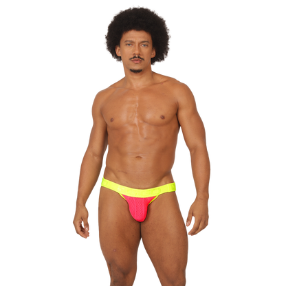 FEELING CANDY JOCKSTRAP - Sexy Men's Jockstrap with Contrast Waistband