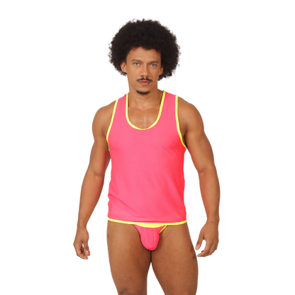 FEELING CANDY TANK - Sexy Men's Jockstrap with Contrast Waistband