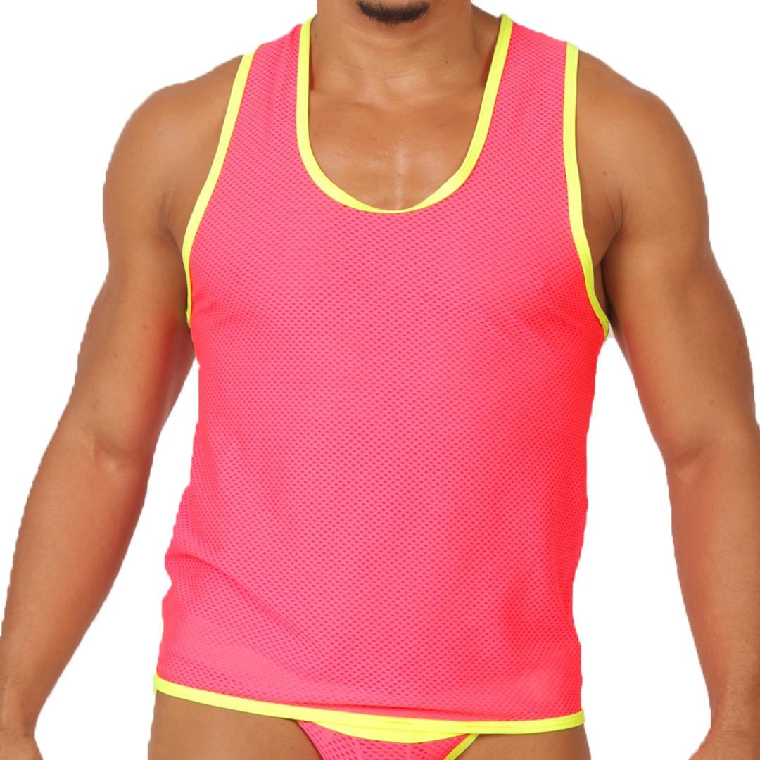 FEELING CANDY TANK - Sexy Men's Jockstrap with Contrast Waistband