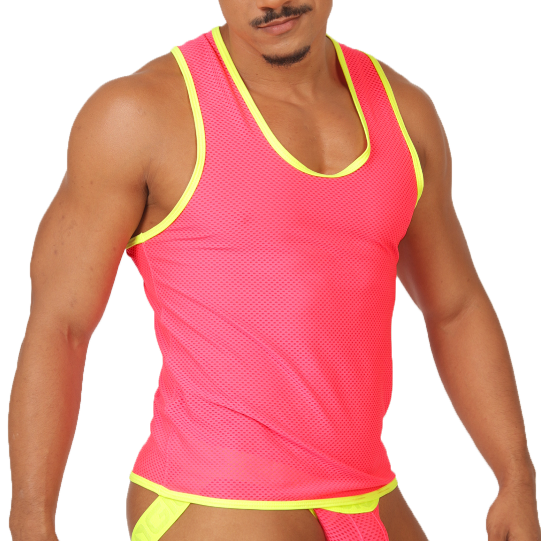 FEELING CANDY TANK - Sexy Men's Jockstrap with Contrast Waistband