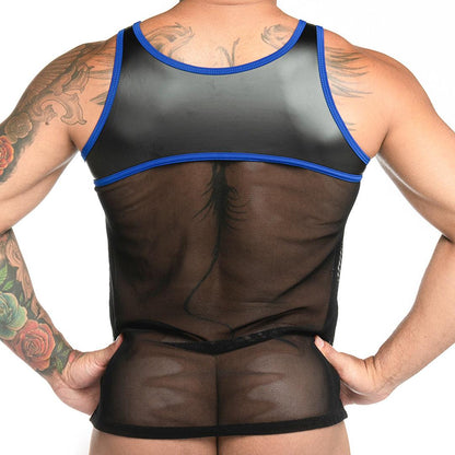 FETICHE BLUE TANK - Gigo Underwear & MensWear