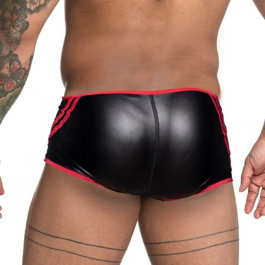 Fetiche Red Trunk front view by Gigo Underwear