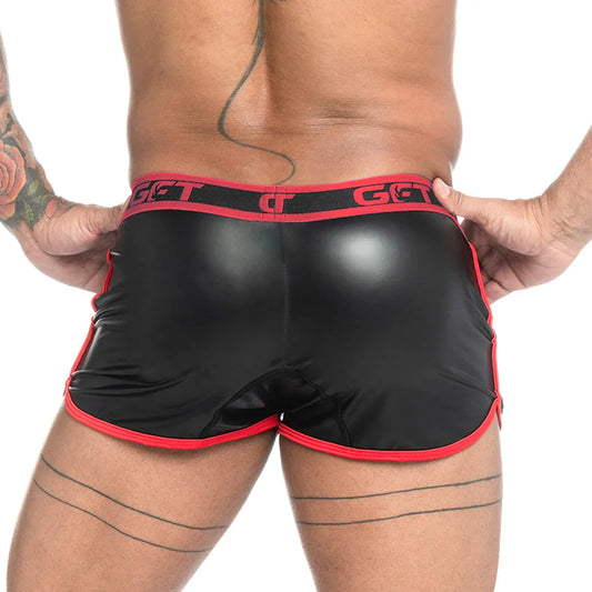 Fetiche Red Short front view by Gigo Underwear