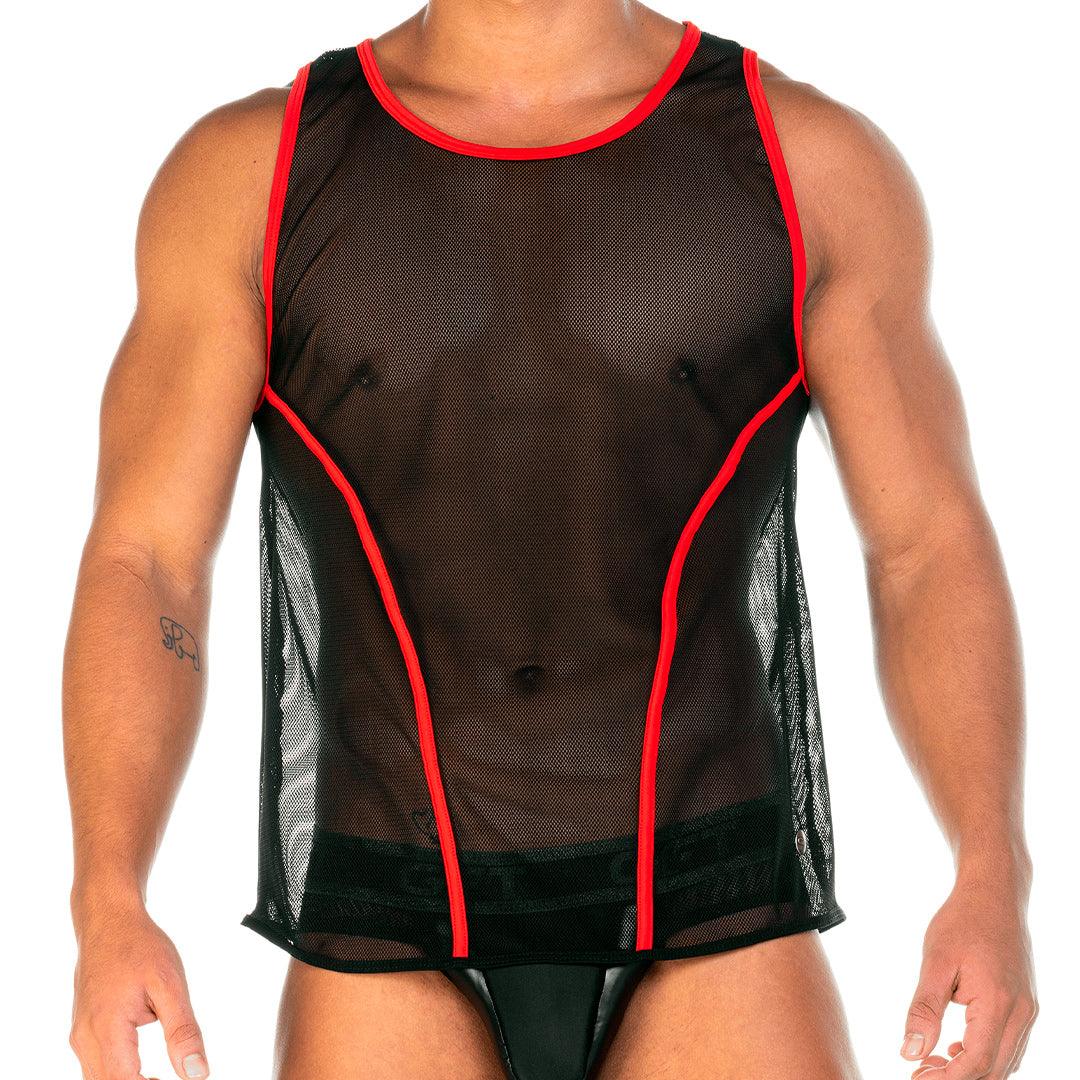 2 FETICHE RED TANK - Gigo Underwear & MensWear