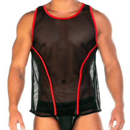 2 FETICHE RED TANK - Gigo Underwear & MensWear