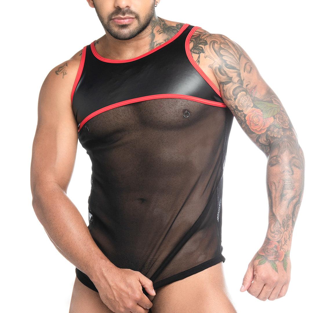 FETICHE RED TANK - Gigo Underwear & MensWear