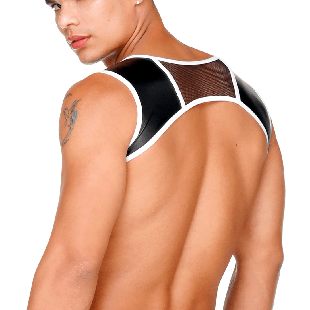 FETISH WHITE HARNESS - Gigo Underwear & MensWear