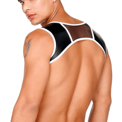 FETISH WHITE HARNESS - Gigo Underwear & MensWear
