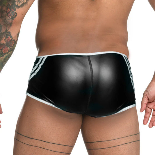Fetiche White Trunk front view by Gigo Underwear