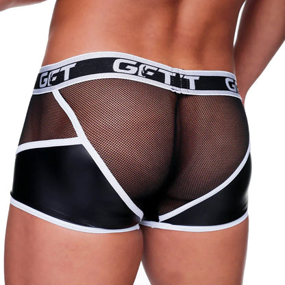 Fetish White Trunk front view by Gigo Underwear